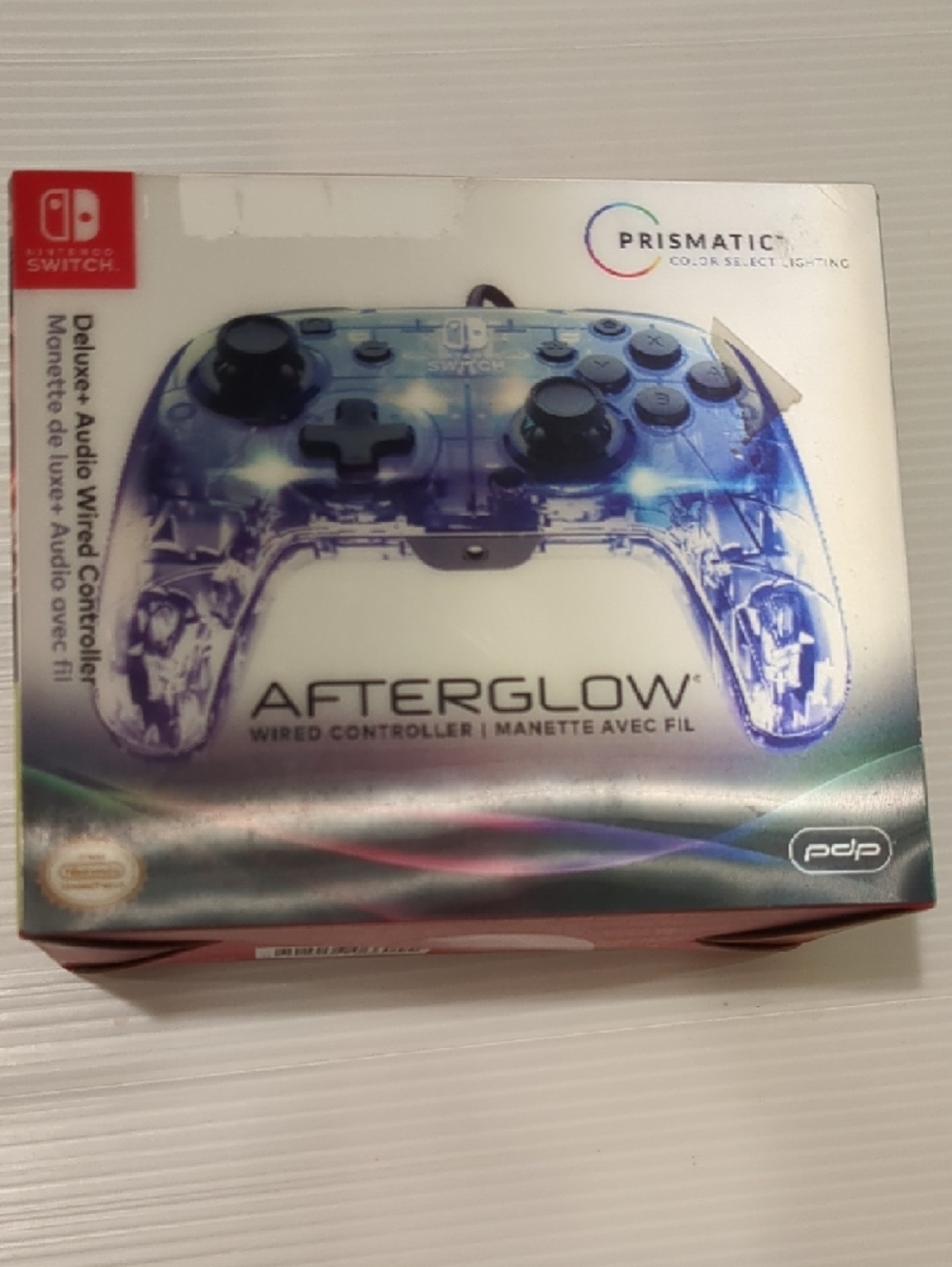 Nintendo Afterglow Translucent Purple Wired Controller for Switch